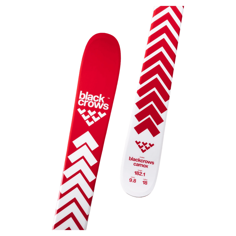Close view of the Black Crows CAMOX Skis,  26/27 unisex's model