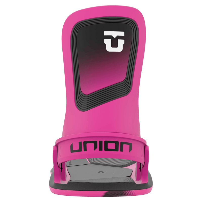 Hot Pink Union Ultra Snowboard Bindings - Womens Highback View