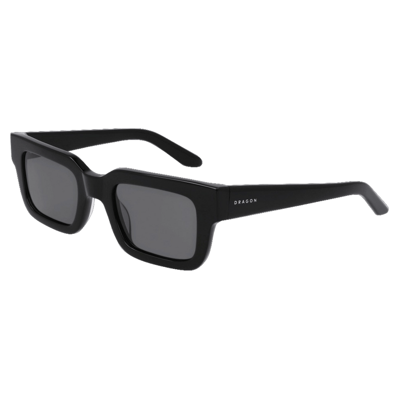 Main view of the Dragon Ezra Sunglasses in Black colourway, unisex's model
