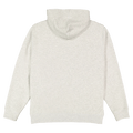Back view of the Billabong Adiv Mock Pop Hoodie in Light Grey Heather