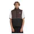 Front view of man wearing the Billabong Journey Puffer in Black