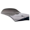 Camber view of the Burton Custom X Etched Snowboard,  26/27 men's model