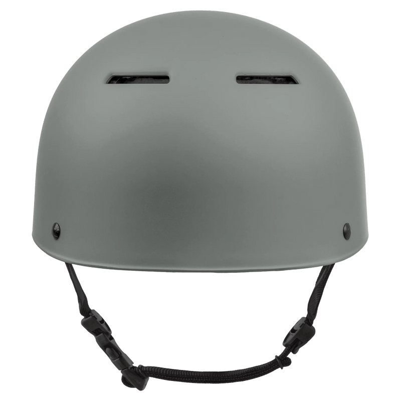 Back view of the Sanbox Classic 2.0 Brain Bucket Helmet in Granite colourway, unisex's model