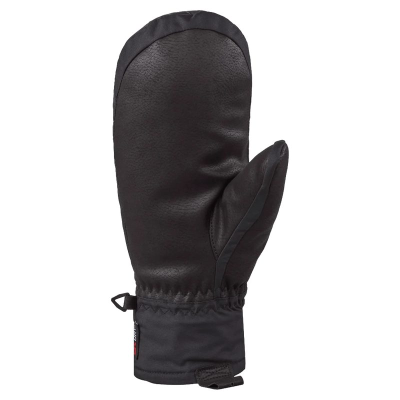 Palm view of the Dakine Nova Short Mitts in Black colourway, mens/unisex's model