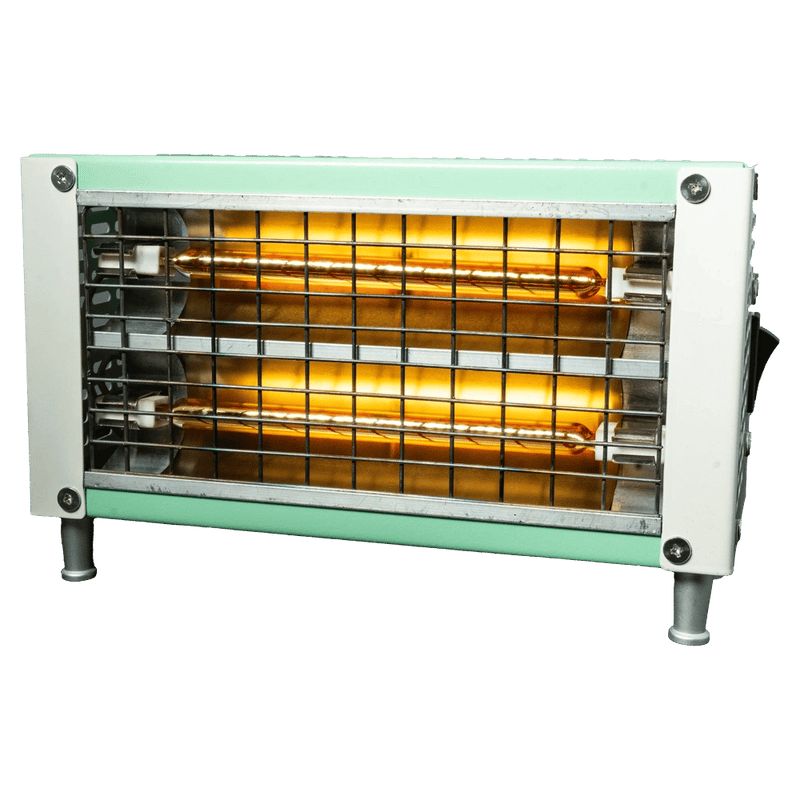 Under view of Mountain Flow Infrared Waxer showing the infrared panels