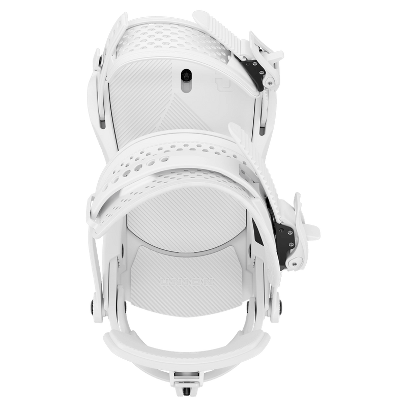 White Union Force Snowboard Binding birdseye view