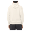 Back view of the Salomon 2026 Logo Hoodie in Whisper White colourway, unisex's model.