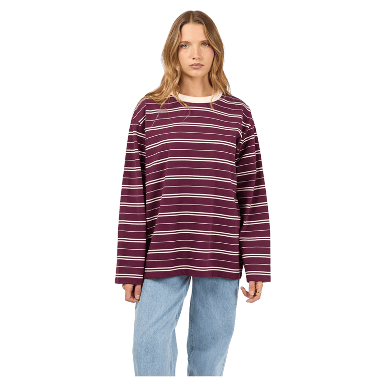 Stripe Long Sleeve Tee - Womens