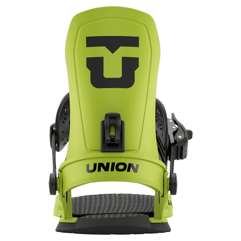 Union Cadet Pro Snowboard Bindings - Kids Cyber Lime Highback Viiew