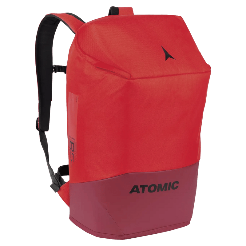 Main view of the Atomic Rs Pack 50L Boot Bag in Red colourway, unisex model