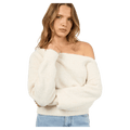 Off Shoulder Knit Jumper - Womens