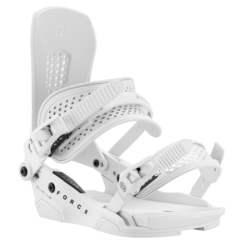 White Union Force Snowboard Binding strap view