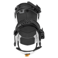 White Orange Union Atlas Snowboard Bindings birdseye view