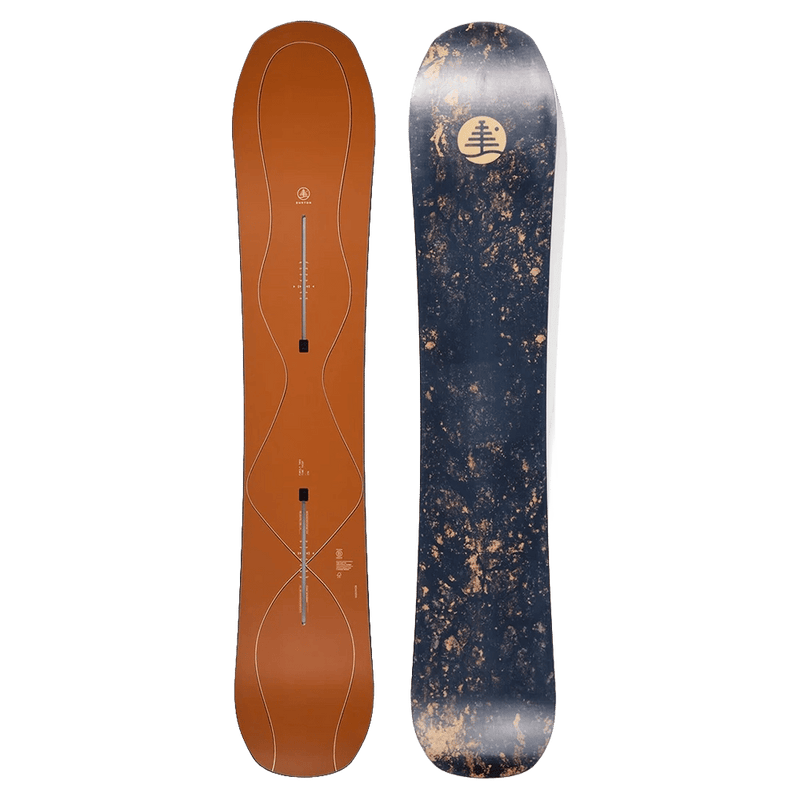 Main view of the Burton Time Thief Fire Snowboard,  26/27 unisex's model