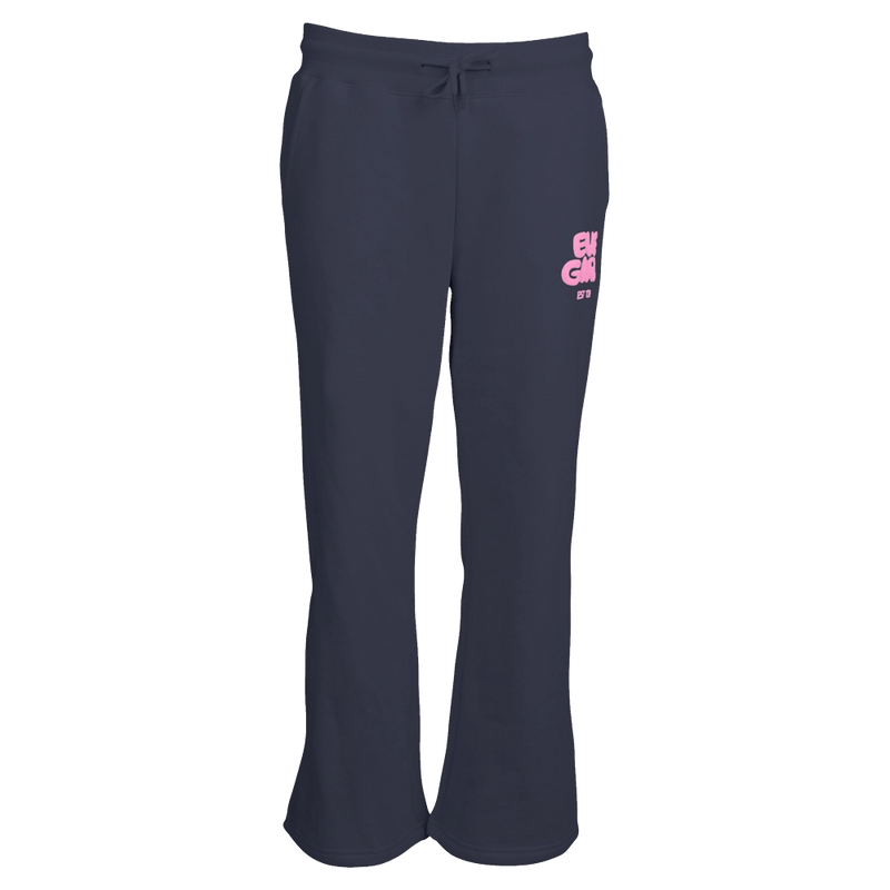 Main view of the Eve Girl Sport Club Trackpants in Navy colourway, kids's model