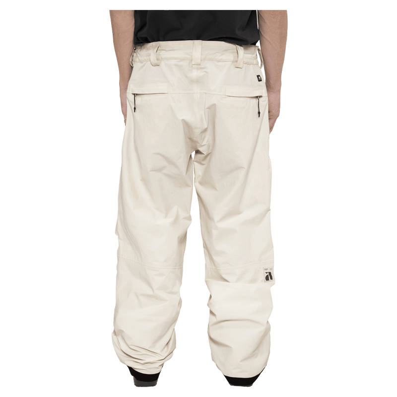 Back view of the Armada Chairman 2L Pants in Cream colourway, unisex's model