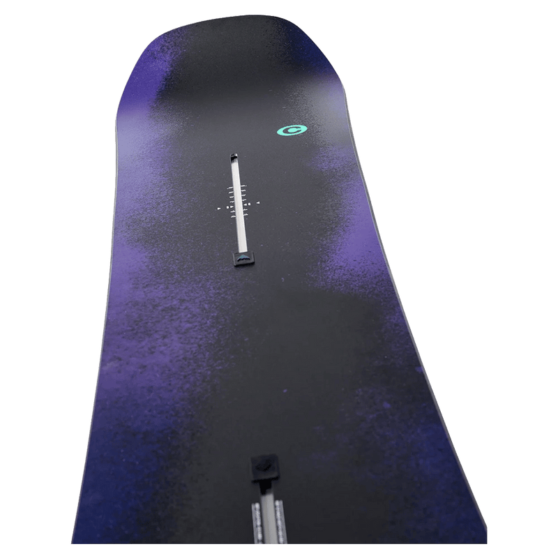 Nose view of the Burton Custom Faded Snowboard,  26/27 men's model