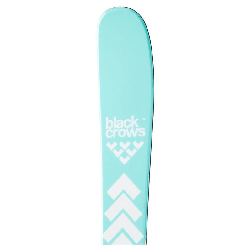 Tip view of the Black Crows JUNIUS BIRDIE Skis,  26/27 unisex's model