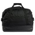 Back view of the Burton Gig 70L Duffle Bag in True Black colourway, unisex's model