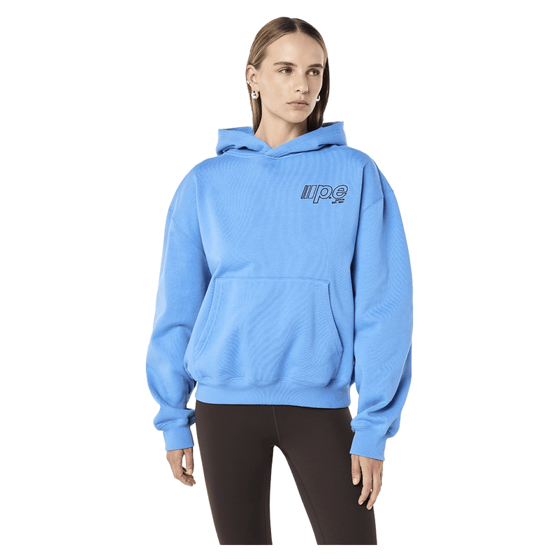 Main view of the PE NATION Glide Hoodie Marina Jumper,  26/27 Womens's model
