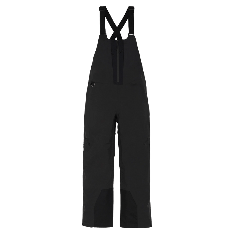 Main view of the Armada Rayleigh 3L Bib in Black colourway, women's model
