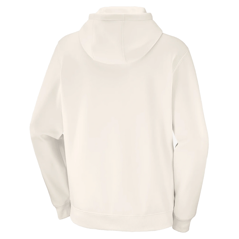 pRODUCT VIEW BACK of the Salomon 2026 Logo Hoodie in Whisper White colourway