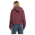 Back view of women wearing the Billabong Easy Waves Hoodie - Womens in Deep Red