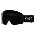 Main view of the Smith 4D MAG XL Goggles in Black, Sun Black lens, unisex model
