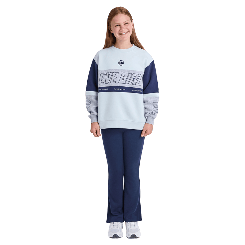 Alpine Panelled Crew - Kids