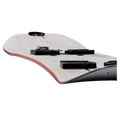 Camber view of the Burton High Fidelity Black and White Splitboard,  26/27 unisex's model