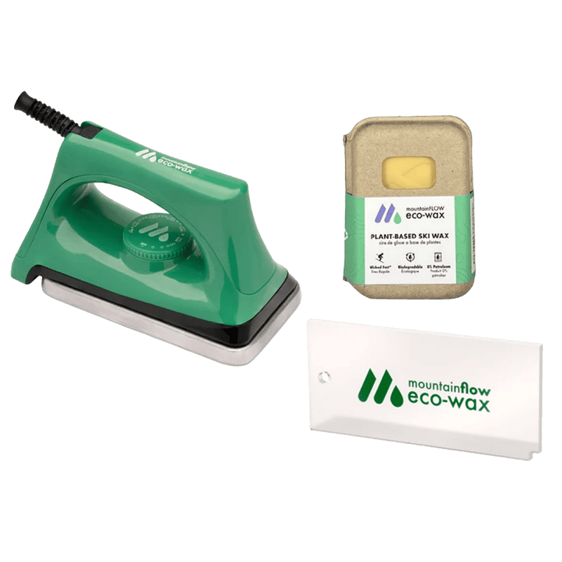 View of the items included in the Wax Kit Green Circle