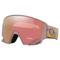 Main view of the Oakley Flow Scape XM Goggles in Static, Prizm Rose Gold and Iced lens, unisex model