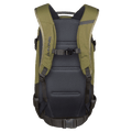 Back view of the Dakine Heli Pro 20L Backpack in UTILITY GREEN colourway, unisex's model