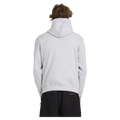 Back view of man wearing the Billabong Adiv Mock Pop Hoodie in Light Grey Heather