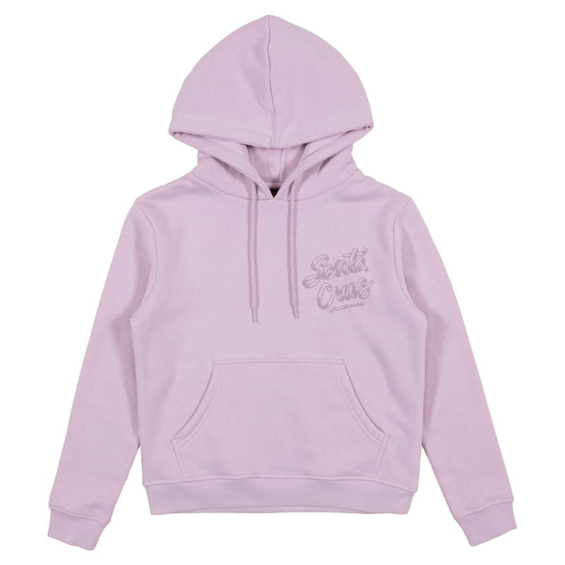OS Ribbon Script Chest Hoodie - Kids