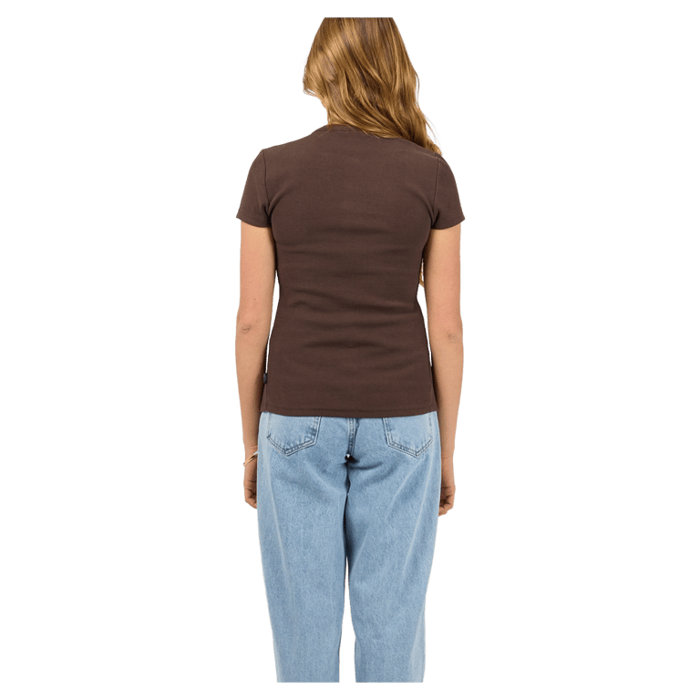 Button Up Short Sleeve Tee - Womens