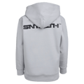 Back view of the St Goliath Freestyle Hoodie in Grey colourway, kids's model
