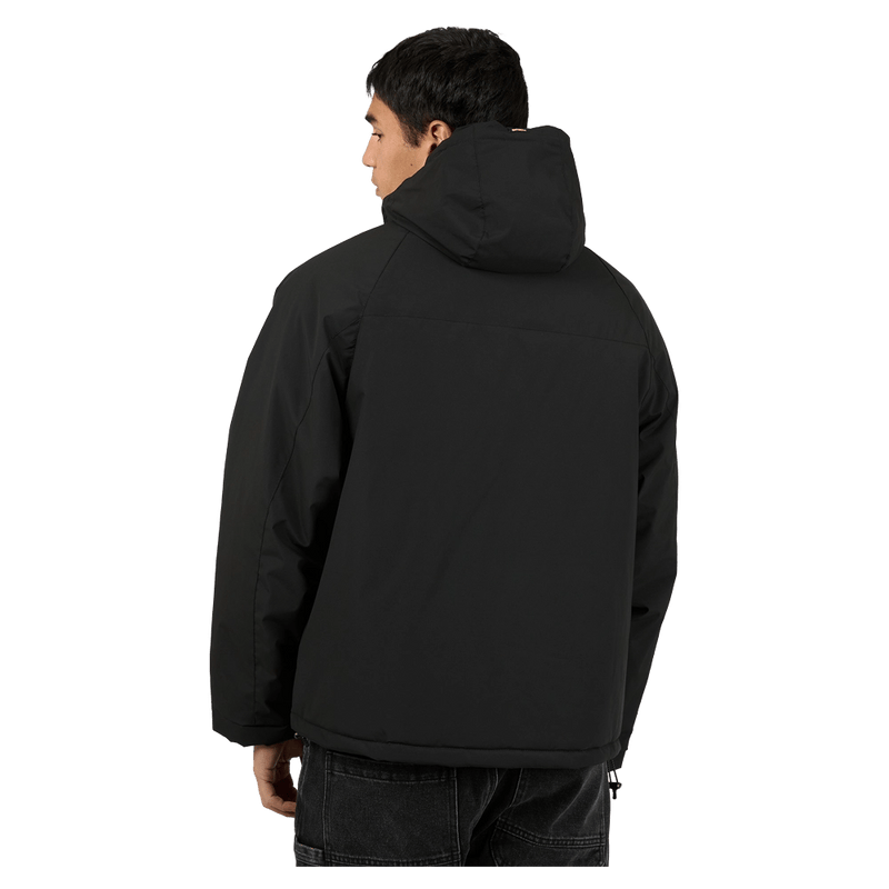 Back view of the St Goliath Canyon Jacket in Black colourway, men's model