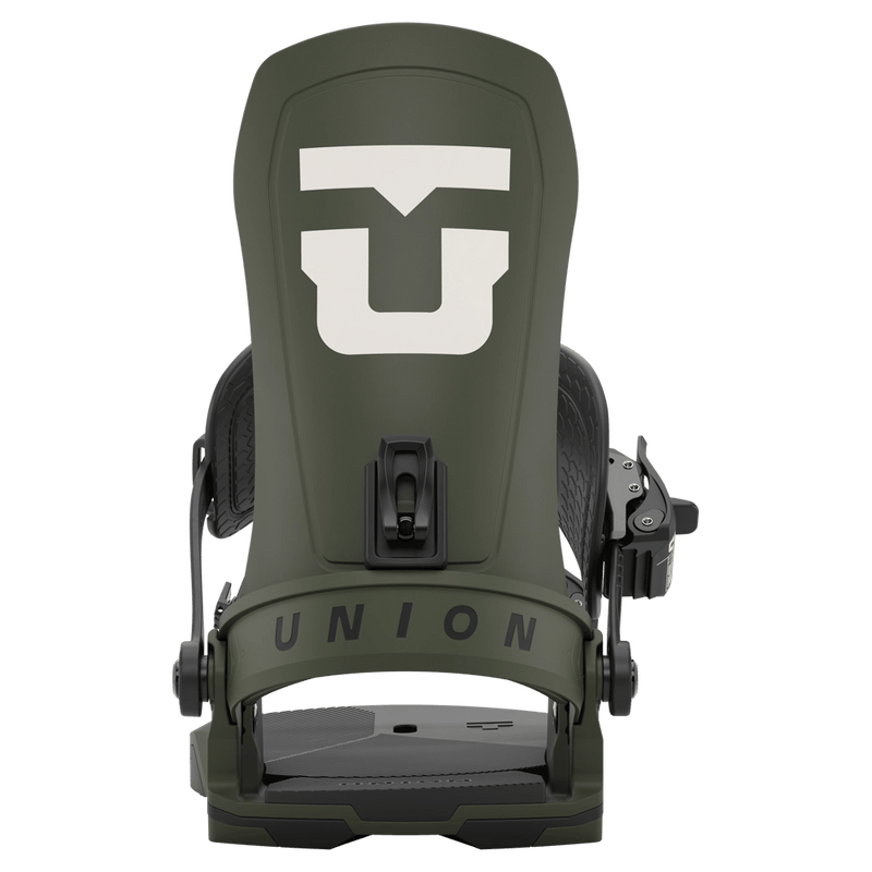Army Green Union Force Snowboard Binding highback view