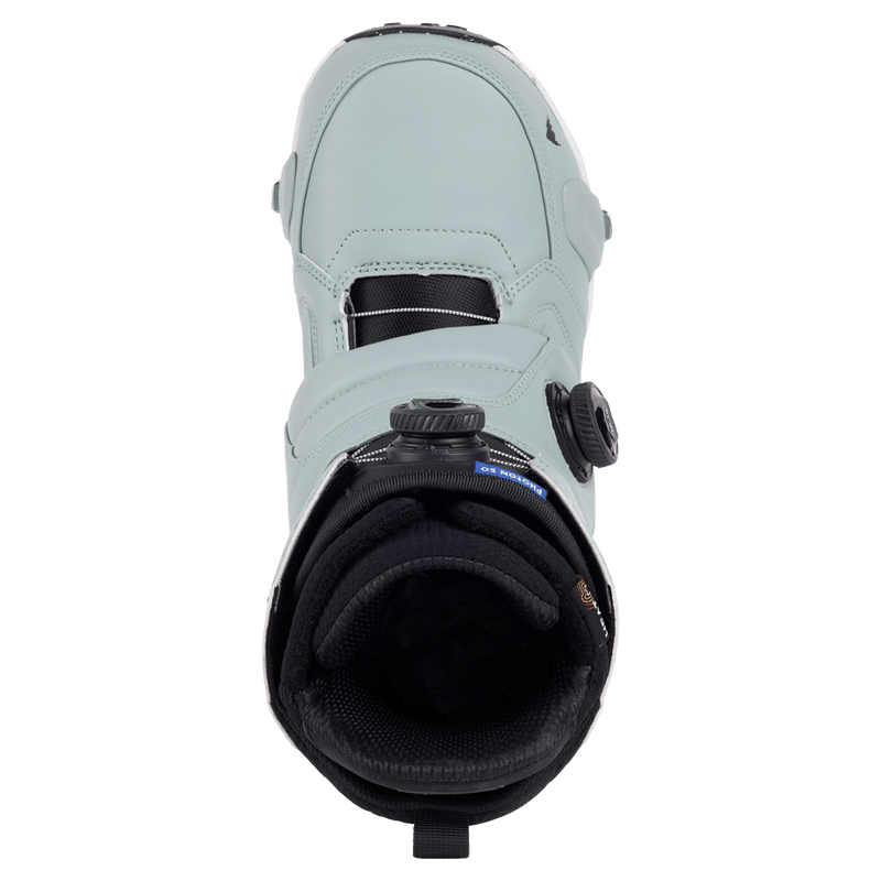 Burton Photon Step On Snowboard Boots Petrol Green Birdseye View