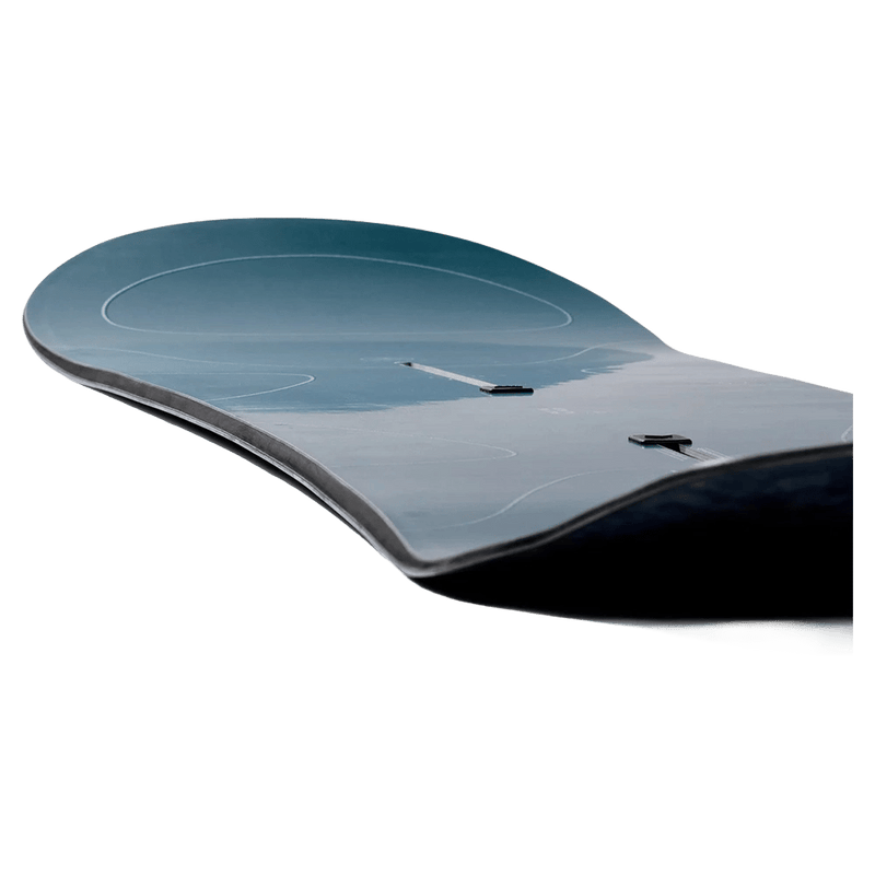 Camber view of the Burton Full Nelson Snowboard,  26/27 unisex's model