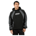 Main view of the St. Goliath Annex Hoodie in Black colourway, men's model