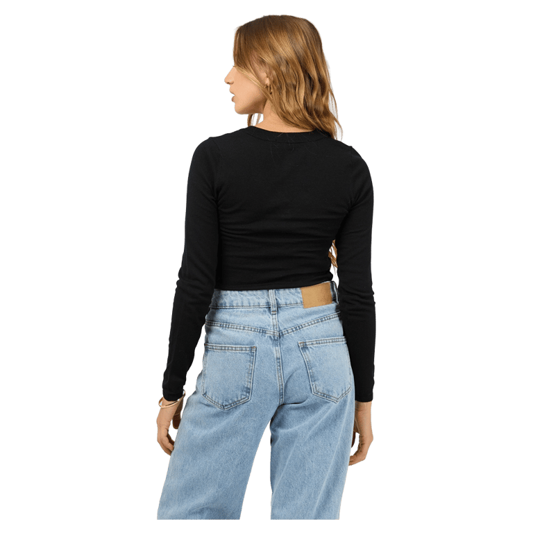 Ashton Knit Vee L/S Top - Womens