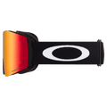 Side view of the Oakley Fall Line XL Goggles in Matte Black, Prizm Torch lens, unisex model