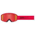 Strap view of the Giro Index 2.0 Goggles in Stacked Red, Ember lens, unisex model