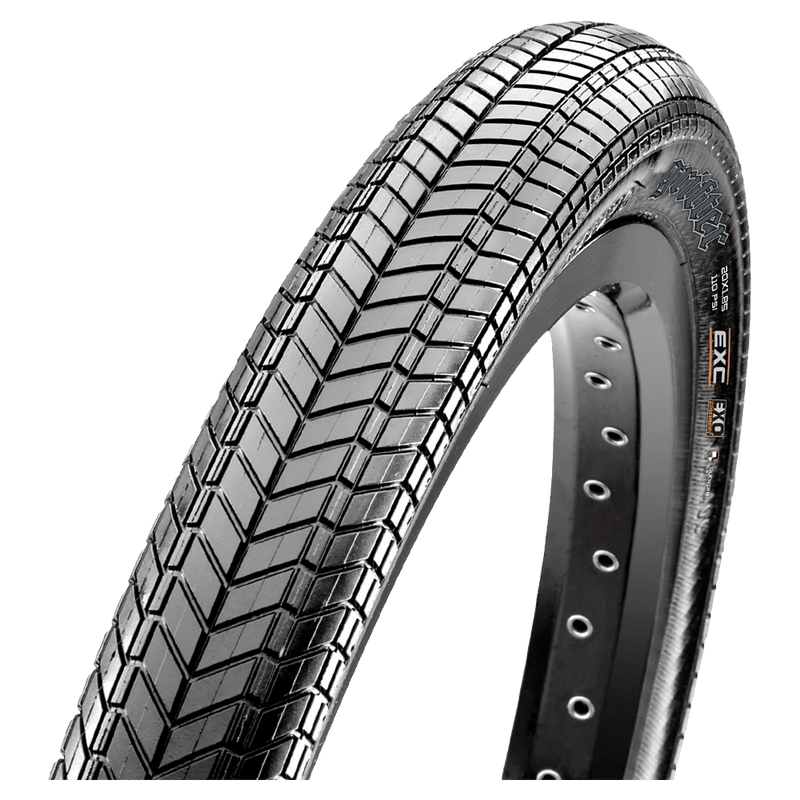Main view of the Maxxis Grifter Bike Tyre in Black colourway, 29X2.00 model