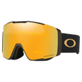Main view of the Oakley Line Miner Pro XM Goggles in 50th, Prizm 24K and Iced lens, unisex model
