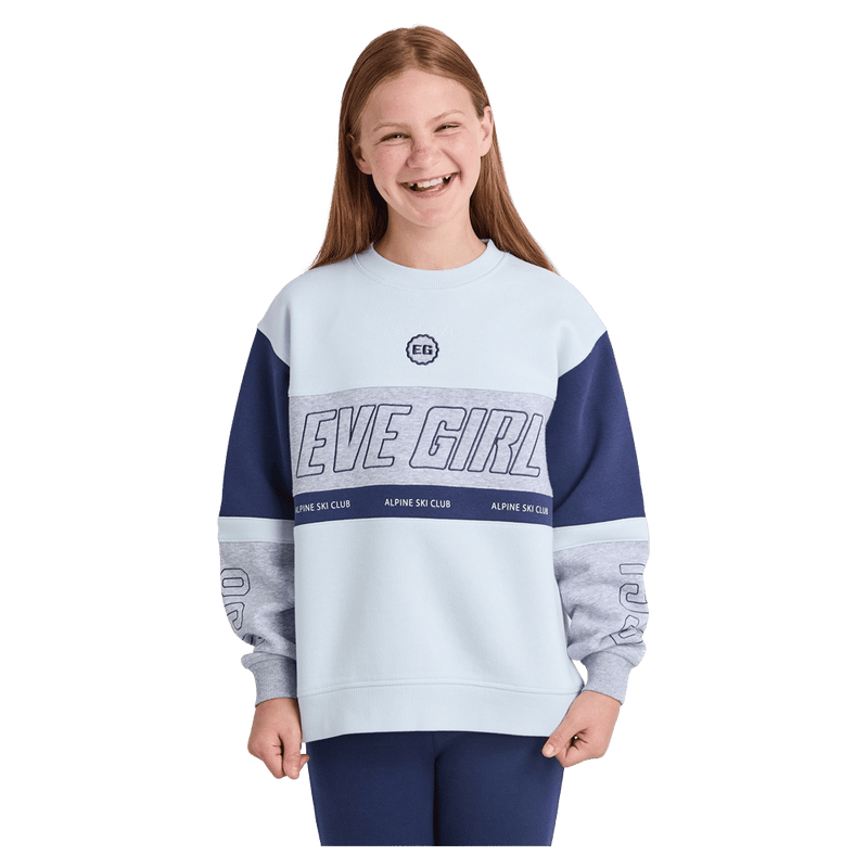 Alpine Panelled Crew - Kids