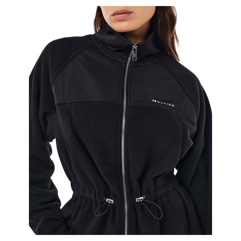 Close view of the P.E NATION Form Black Jacket,  26/27 Womens's model
