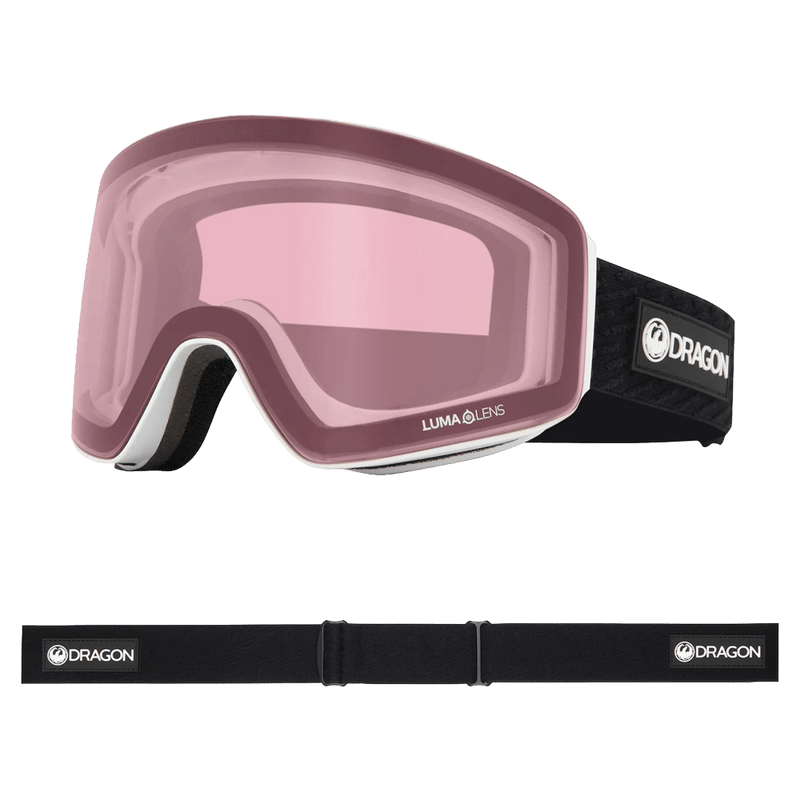 Spare lens view of the Dragon PXV LB Goggle in Icon Red colourway, unisex's model